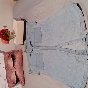 Light Jean summer dress for women.